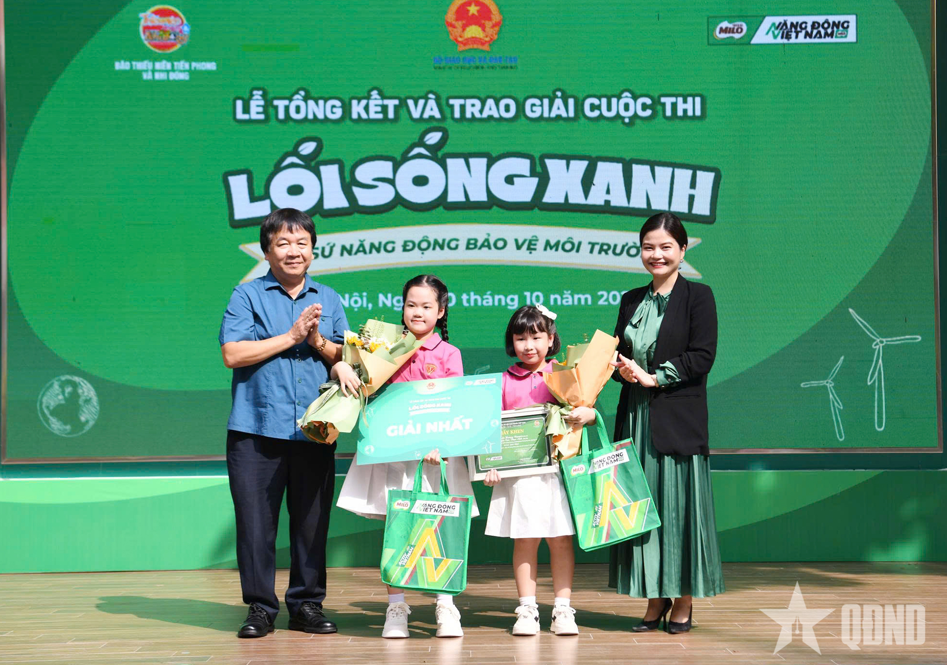 Trao giải Cuộc thi “Lối sống xanh - Đại sứ năng động bảo vệ môi trường” năm 2026